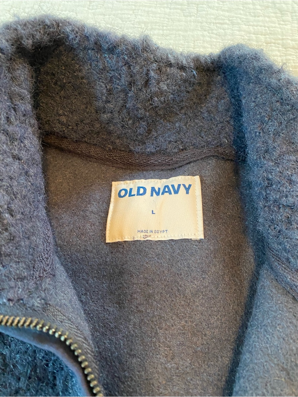 NWT Old Navy Men’s Quarter Zip Sz L - Picture 2 of 6